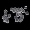 25 Pcs 16mm Blank Dice Clear Acrylic Square Blocks 6 Sided Game Dice Cubes for Table Games, Board Games, Craft Projects view 2