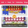 Tigasy Giant 4 Row Game with Carrying Bag and Mesh Fabric .Giant 4-to-Score Game Set Suitable for Indoor and Outdoor Holiday Parties and Family Gatherings. Blue red view 2
