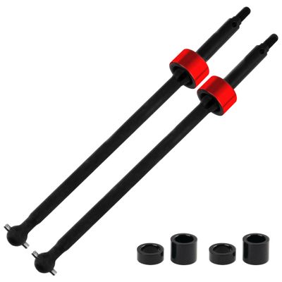 2Pcs Vgoohobby Steel CVD Drive Shaft Joint +15mm #86246 Compatible with 1/8 HPI Savage XL Flux XL5.9 RC Car Upgrade Parts CVD Driveshaft Axle