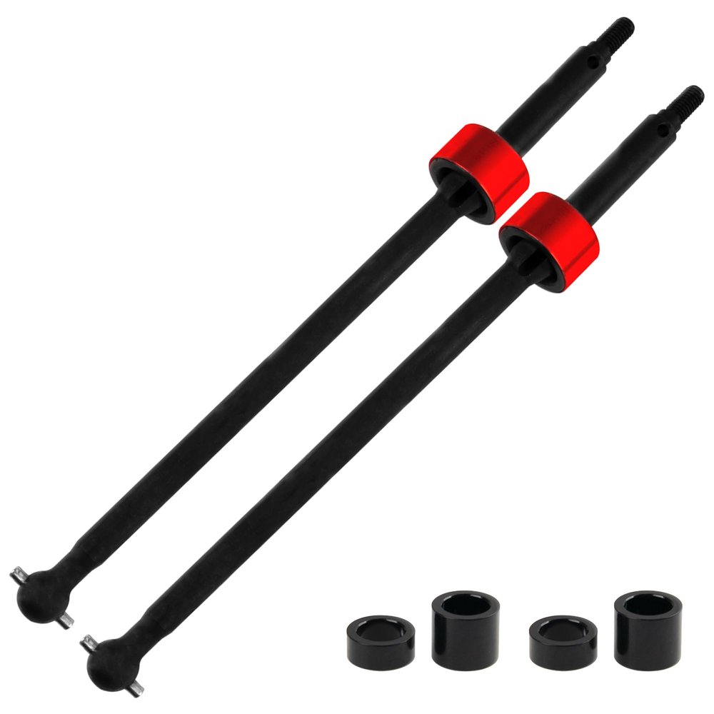 2Pcs Vgoohobby Steel CVD Drive Shaft Joint +15mm #86246 Compatible with 1/8 HPI Savage XL Flux XL5.9 RC Car Upgrade Parts CVD Driveshaft Axle