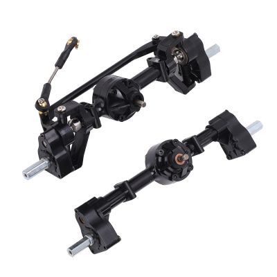 Alomejor Metal Front Rear Axle Upgrade Parts Ratchet Straps Tie Down Kit for WPL C14 C24 C34 C44 B14 B24 1/16 RC Car