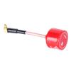 Alomejor High Gain 5.8GHz LHCP FPV Racing Drone Antenna for RC Aircraft Red MMCX Elbow Connector view 1