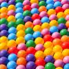 Balls for Ball Pits Ball Pits Balls, 100 Pcs - 7 Colors Plastic Balls,Phthalate and Bpa for Toddlers, Small Pets, Play Balls for Play Tent, Fence,Birthday Party view 1