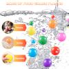 Balls for Ball Pits Ball Pits Balls, 100 Pcs - 7 Colors Plastic Balls,Phthalate and Bpa for Toddlers, Small Pets, Play Balls for Play Tent, Fence,Birthday Party view 3