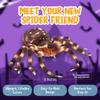 8" Plush Spider Toy - Spider Stuffed Animal to Ignite Imaginations, Soft and Safe Realistic Toys for Kids 3+, Educational Play, Vibrant Colors - Perfect for Endless Adventures (Brown) view 2