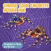 8" Plush Spider Toy - Spider Stuffed Animal to Ignite Imaginations, Soft and Safe Realistic Toys for Kids 3+, Educational Play, Vibrant Colors - Perfect for Endless Adventures (Brown) view 4