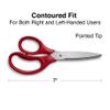 Staples 7-inch Kids Pointed Tip Stainless Steel Scissors, Straight Handle, Right & Left Handed, 3/Pack (ST55049/TR550VS) view 2