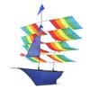 3D Huge Rainbow Sailboat Kite for Outdoor Sports and Children's Game Activity view 1