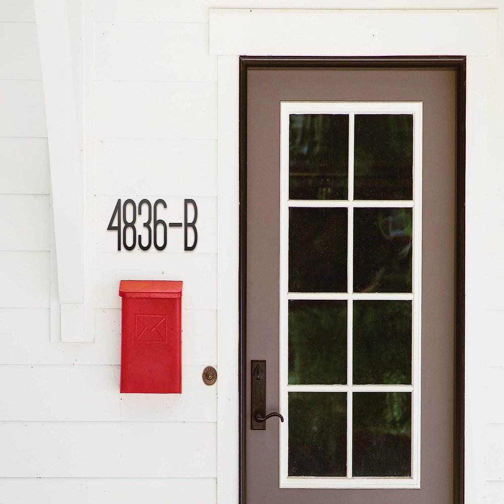 Prarie House Numbers, Modern House Letters, Address Numbers, Custom House Numbers, Address Signs, House Number Signs, Address Letters (Q)