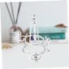 Toyvian Mini Steel Balance Ball Tumbler Desk Balancing Decor Newton Cradle Balance Balls Executive Desk Toy Perpetual Motion Swing Sculpture view 2