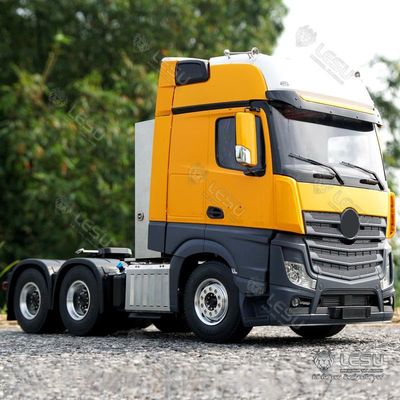 LESU 1/14 RC Highline Tractor Truck 6x6 Metal Chassis Heavy-Duty Toolbox Motor for 3363 1851 Assembled Hobby Grade Model
