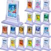 24Pcs Magnetic Card Holders for Trading Card, Baseball Card Protectors with 24 Stands, 35pt Acrylic Hard Card Sleeves Case for Sports Cards, Game Cards, Standard Cards Storage and Display view 1