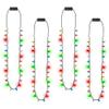 EOBOH 48PCS Christmas Necklaces Accessories, Glow Xmas Necklaces Party Favors, Christmas Lights Necklace 3 Modes Colorful Necklace, Xmas Ugly Xmas New Year Party Supplies Bulk view 1