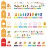 Bilingual Spanish English Flash Cards for Kids 5 Themes Alphabet Color Number Shape First Words 84 Cards Gift Pack view 2