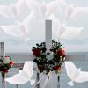 12 Pieces 36 Inches Large White Peace Dove Balloons Aluminum Foil Pigeon Bird Balloons for Wedding Engagement Funeral Memorials Remembrance Charity Party Decorations Supplies view 3