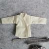 1/12 Samurai Kimono Clothes for 6" 6 inches 1:12 Action Figure Doll Clothes (White top&Gray Trousers) view 2