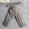1/12 Samurai Kimono Clothes for 6" 6 inches 1:12 Action Figure Doll Clothes (White top&Gray Trousers) view 3