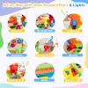 Cinne Toddler Tool Set, Kids Tool Bench with Light & Sound, Toddler Workbench with Shape Sorter, Toys for 1 Year Old Boy Gifts view 4