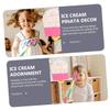 EXCEART Ice Cream Pinata Decoration Fun Summer Party Pendant Lightweight Prop for Birthday Celebrations Fill Candies Pranks for Themed Fiesta Events view 4