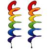 2Pcs Wind Spinners for Garden Rotating Spiral Pendant Outdoor Craft Lawn Ornaments Garden Rotating Decor Wind Spiral Decor view 1