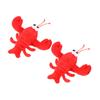 1pc Lobster Plush Doll Stuffed Lobster Plush Plush Toy Hanging Ornaments Stuffed Hamster Plush Toy Toy Pp Cotton Crab Animal view 1