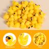 100pcs Mini Resin Ducks, Cute Mini Resin Ducks with Sunglasses Tiny Yellow Duck Miniature Ducks for Miniature Garden Landscape Dollhouse Potted Plant Decoration view 4