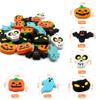 ZAKVOOR 96 Pcs Halloween Erasers, Pumpkin Ghost Bat Skull Pencil Erasers for Office Supplies, Desk Decor, Halloween Themed Stationery Accessories view 2