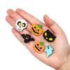 ZAKVOOR 96 Pcs Halloween Erasers, Pumpkin Ghost Bat Skull Pencil Erasers for Office Supplies, Desk Decor, Halloween Themed Stationery Accessories view 3