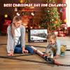 Hot Bee Train Set, Train Toys with Luxury Tracks & Glowing Passenger Cars, Metal Toy Train with Smoke, Sound and Light, Toddler Model Train Set for 3 4 5 6 7+ Years Old Boys Gifts Kids view 3