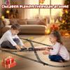 Hot Bee Train Set, Train Toys with Luxury Tracks & Glowing Passenger Cars, Metal Toy Train with Smoke, Sound and Light, Toddler Model Train Set for 3 4 5 6 7+ Years Old Boys Gifts Kids view 4