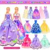 91pcs 11.5 Inch Girl Doll with Clothes, Accessories and Closet - Princess Gowns, Fashion Dresses, Outfits, Swimsuits, Shoes, Hangers - Dress Up Toys for Girls, Kids, Toddlers (Doll Included) view 4