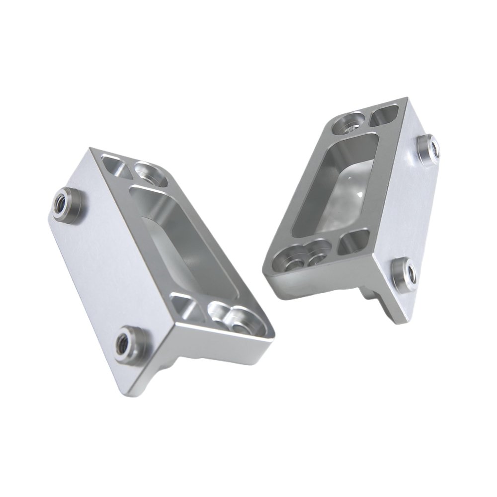 GTBRacing CNC Aluminum Rear Wing Mount for 1/5 RC Car LOSI DBXL-E 2.0 Upgrade Part (Silver)