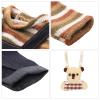 Miunana 13-16 Inch Baby Doll Dress with Bear Backpack Fit for 35-45 CM Doll One-Piece Dress Bear Jumpsuit view 4