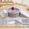 EOSAU 35.4" Baby Ball Pit for Toddlers with Foam Climbing Blocks, 3-Piece Toddler Climbing Toys Indoor, Climbing Toys for Toddlers 1-3 Inside, Soft Play Set for Kids (Ball Pit, Stair, Slope) view 2