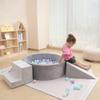 EOSAU 35.4" Baby Ball Pit for Toddlers with Foam Climbing Blocks, 3-Piece Toddler Climbing Toys Indoor, Climbing Toys for Toddlers 1-3 Inside, Soft Play Set for Kids (Ball Pit, Stair, Slope) view 4