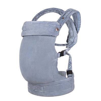 NEST BLANCHE Baby Carrier for Newborn to Toddler, 7-35 lbs Weight Capacity, Ergonomic Backpack Design, Front and Back Facing Options, Blue