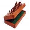 DnU Avenue Wooden Magnetic Chess Board Set for Adults & Kids, Board Game, 7" Folding Chess Board, Handcrafted Portable Travel Chess Game for Beginner with Pieces Storage Slots (Size 7 Inch) view 1