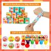 Fox Party Favors, 132PCS Fox Themed Birthday Party Supplies, Fox Gifts Goodie Bag Stuffers Stickers Stamps Toys Pinata Prizes for Jungle Safari Party Woodland Creatures Fox Birthday Party Decorations view 4