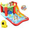 Bounce House, Inflatable Bounce House with Slide for Kids 5-12, Kids Water Slide Bouncy House Water Park for Backyard with Splash Slide,Climbing Wall,Ball Pit,Jumping Area (with Air Blower) view 1