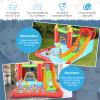 Bounce House, Inflatable Bounce House with Slide for Kids 5-12, Kids Water Slide Bouncy House Water Park for Backyard with Splash Slide,Climbing Wall,Ball Pit,Jumping Area (with Air Blower) view 4