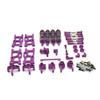 29PCs for Wltoys 144001 144002 124017 124019 144010 RC Car Upgrade and Modification Parts, Replacement Upgrade Accessories (Purple) view 1