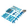 29PCs for Wltoys 144001 144002 124017 124019 144010 RC Car Upgrade and Modification Parts, Replacement Upgrade Accessories (Blue) view 2