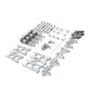 29PCs for Wltoys 144001 144002 124017 124019 144010 RC Car Upgrade and Modification Parts, Replacement Upgrade Accessories (Silver) view 2