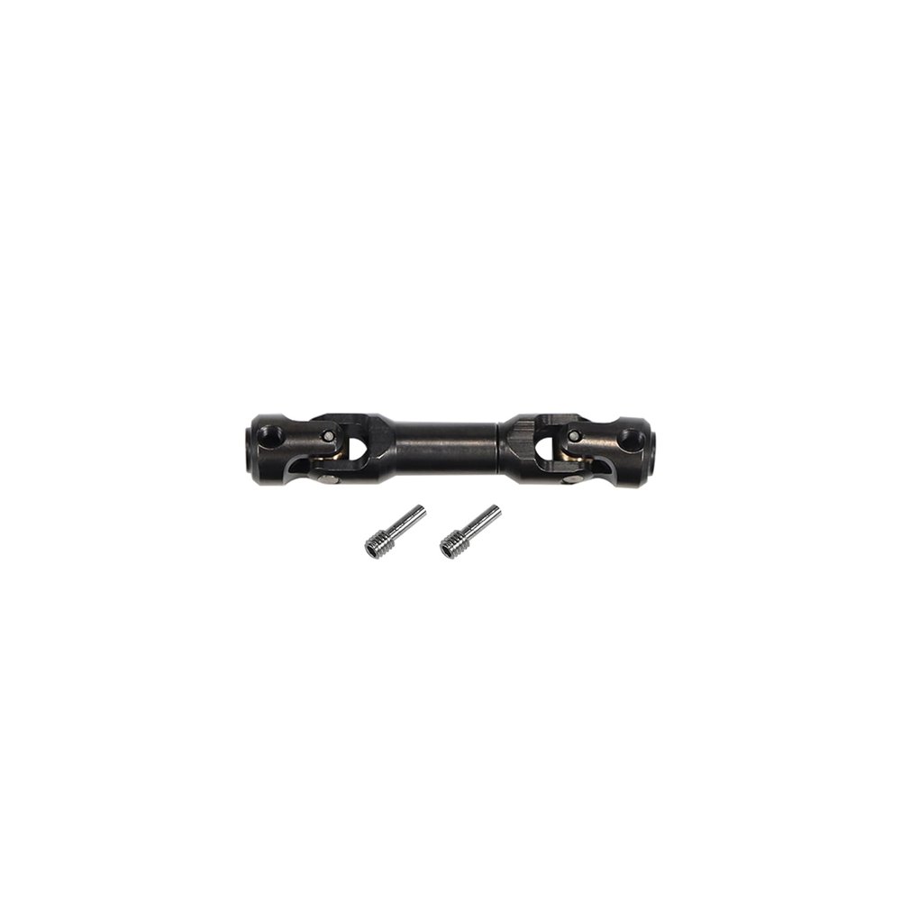 1Pcs Steel Internal Spline 60-77mm TRX4 Drive Shaft Set Universal Joint Driveshaft for 1/10 RC Crawler Axial SCX10 Upgrades Gladiator TF2 D90 YK4082 104311 VS4-10 CC02 (60-77mm)