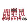 29PCs for Wltoys 144001 144002 124017 124019 144010 RC Car Upgrade and Modification Parts, Replacement Upgrade Accessories (Red) view 1