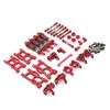 29PCs for Wltoys 144001 144002 124017 124019 144010 RC Car Upgrade and Modification Parts, Replacement Upgrade Accessories (Red) view 2