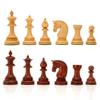 4.5 Premium Mogul Staunton Chess Pieces Only - Triple Weighted (Bud Rosewood & Boxwood) view 1