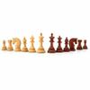 4.5 Premium Mogul Staunton Chess Pieces Only - Triple Weighted (Bud Rosewood & Boxwood) view 2