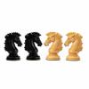 4.5 Premium Wellington Staunton Series Chess Pieces only in Bud Rosewood - Triple Weighted (Ebony & Boxwood) view 4