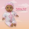 12 Inch Talking Baby Dolls for 3 Year Old Girls - Soft Body Interactive Baby Doll for Kids That Can Talk, Cry, Sing and Laugh - Makes 24 Cute Sounds view 2